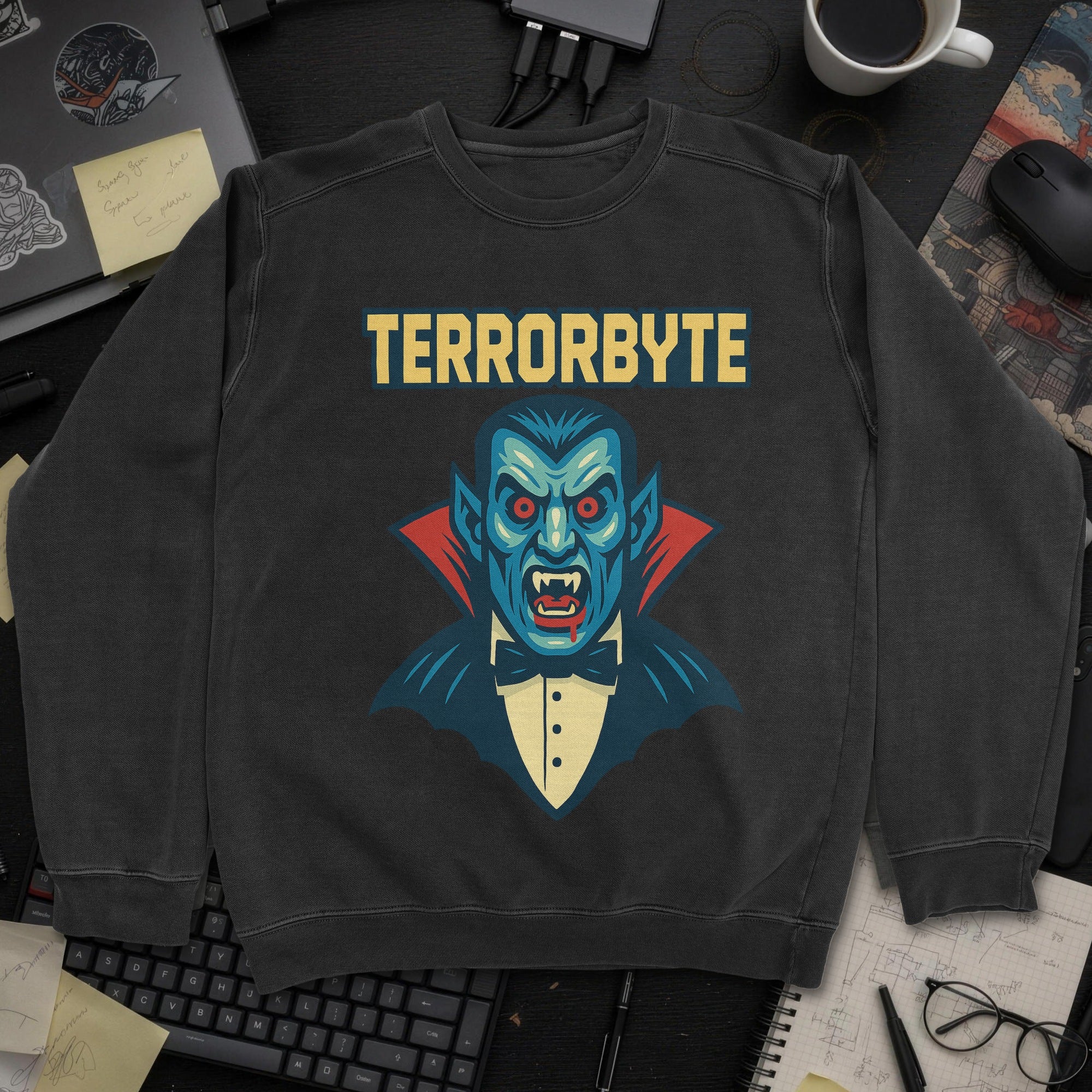 Terrorbyte Sweatshirt - Black mockup