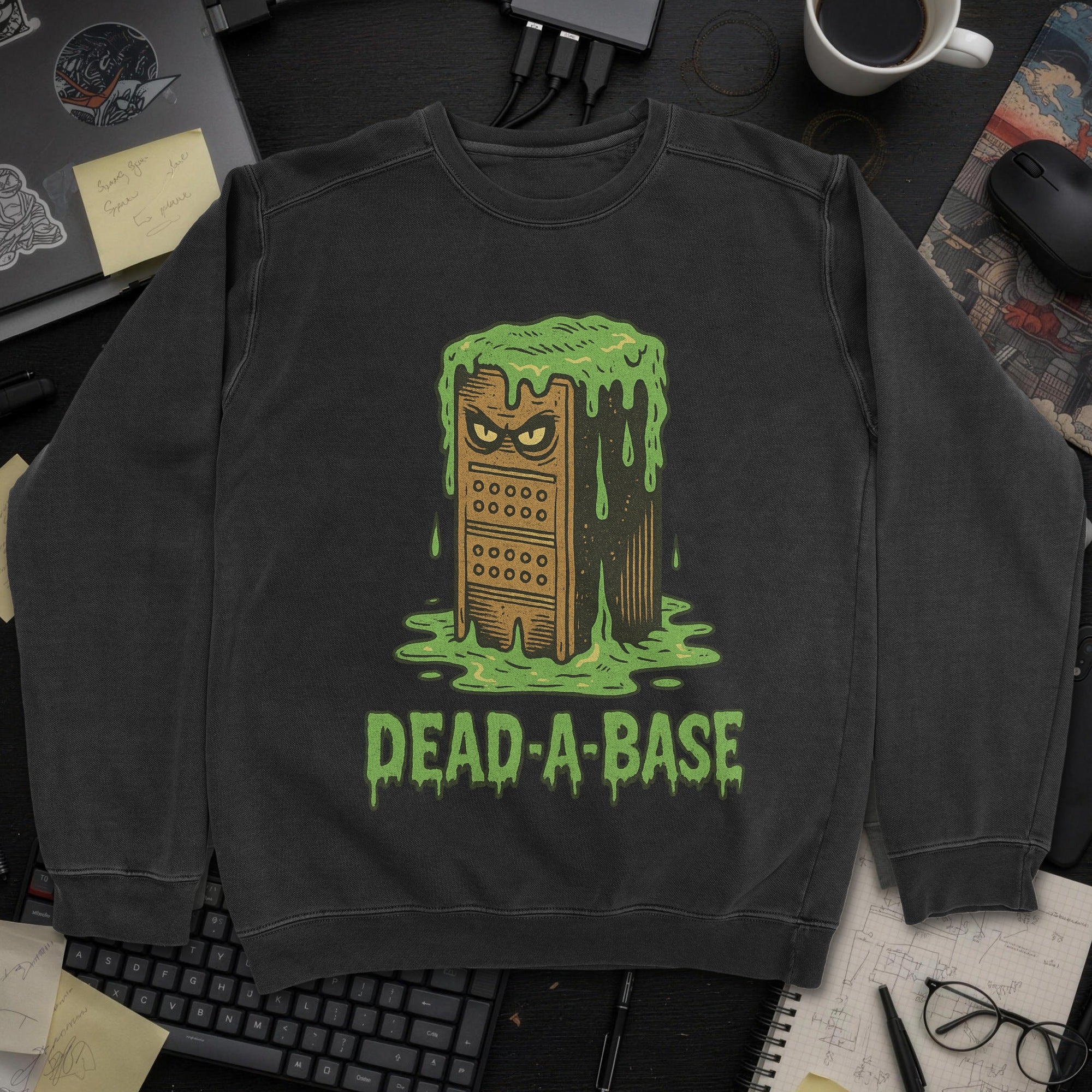 Dead A Base Sweatshirt - Black mockup