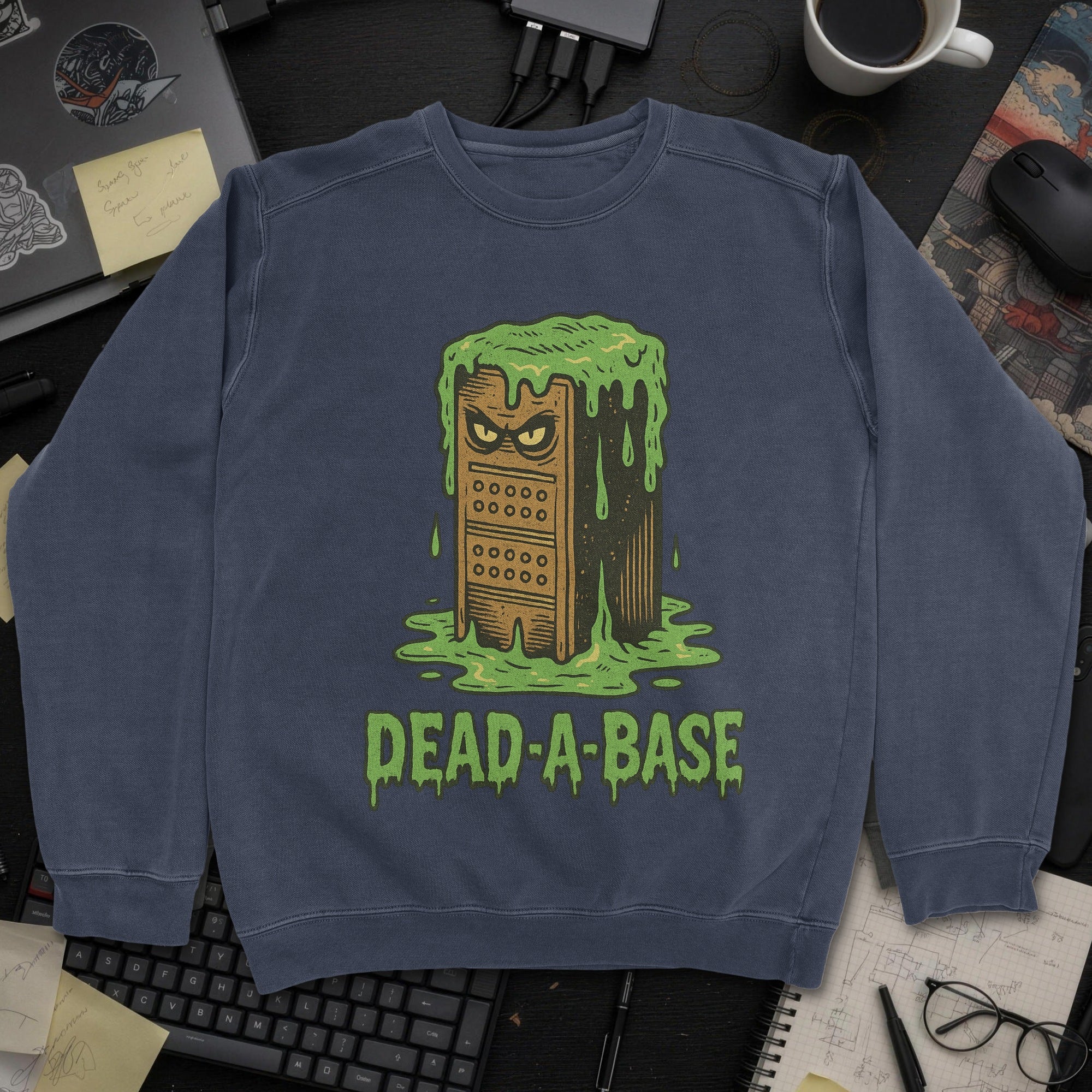 Dead A Base Sweatshirt - Navy mockup