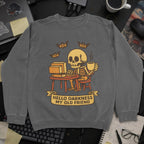 Hello Darkness My Old Friend Sweatshirt - Dark Heather mockup