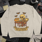 Hello Darkness My Old Friend Sweatshirt - Sand mockup