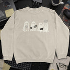 Ghost Team Sweatshirt - Sand mockup