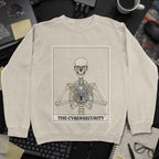 Skeleton Cybersecurity Sweatshirt - Sand mockup