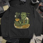 Tired Developer Zombie Sweatshirt - Black mockup