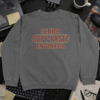 Senior Copy Paste Engineer Sweatshirt - Dark Heather mockup