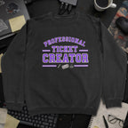 Professional Ticket Creator Sweatshirt - Black mockup