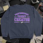 Professional Ticket Creator Sweatshirt - Navy mockup