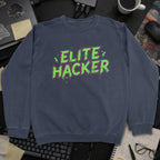 Elite Hacker Sweatshirt - Navy mockup