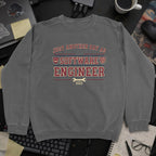 Just Another Day As Software Engineer Sweatshirt - Dark Heather mockup