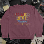 I'll Look Into It Sweatshirt - Maroon mockup