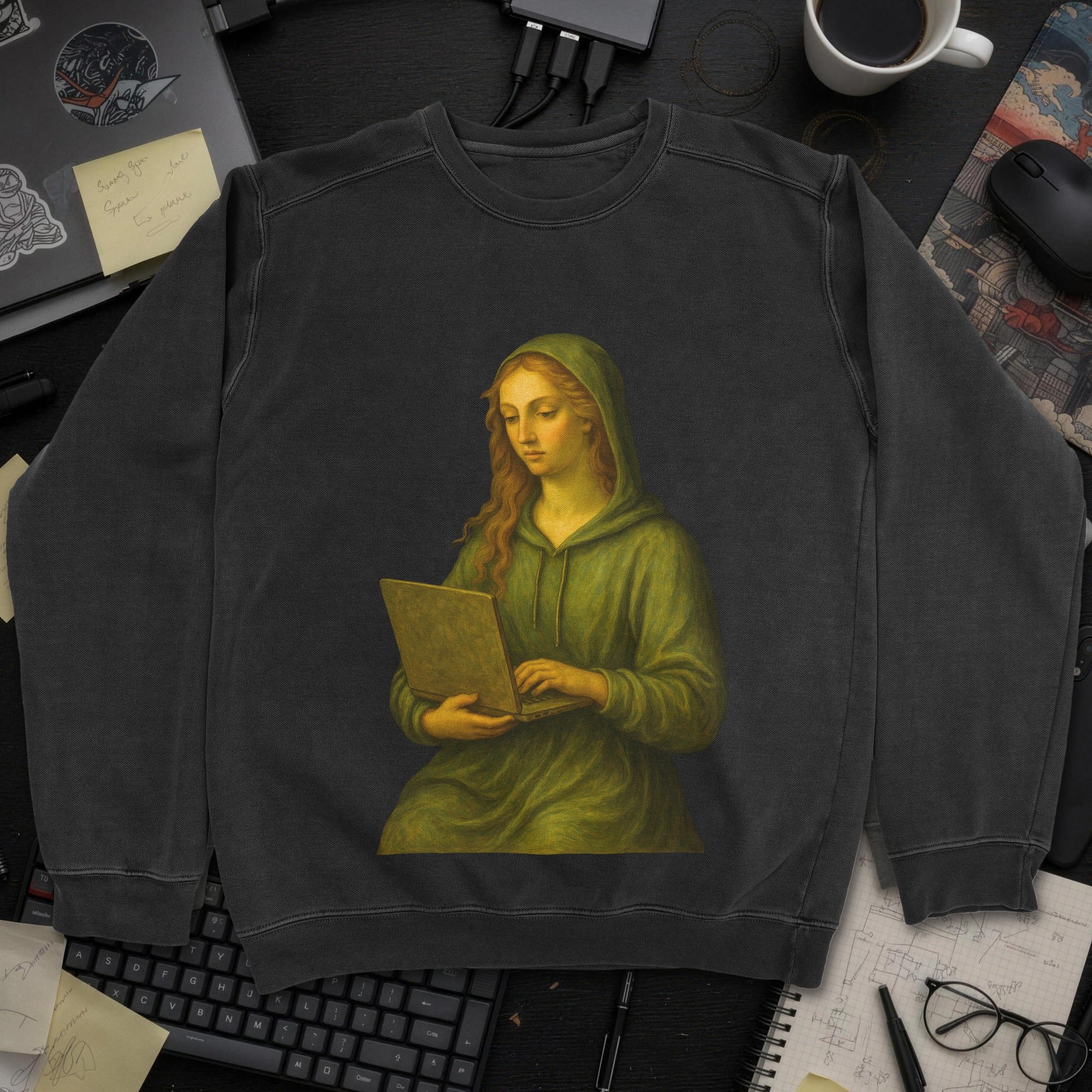 Renaissance Dev Sweatshirt - Black mockup