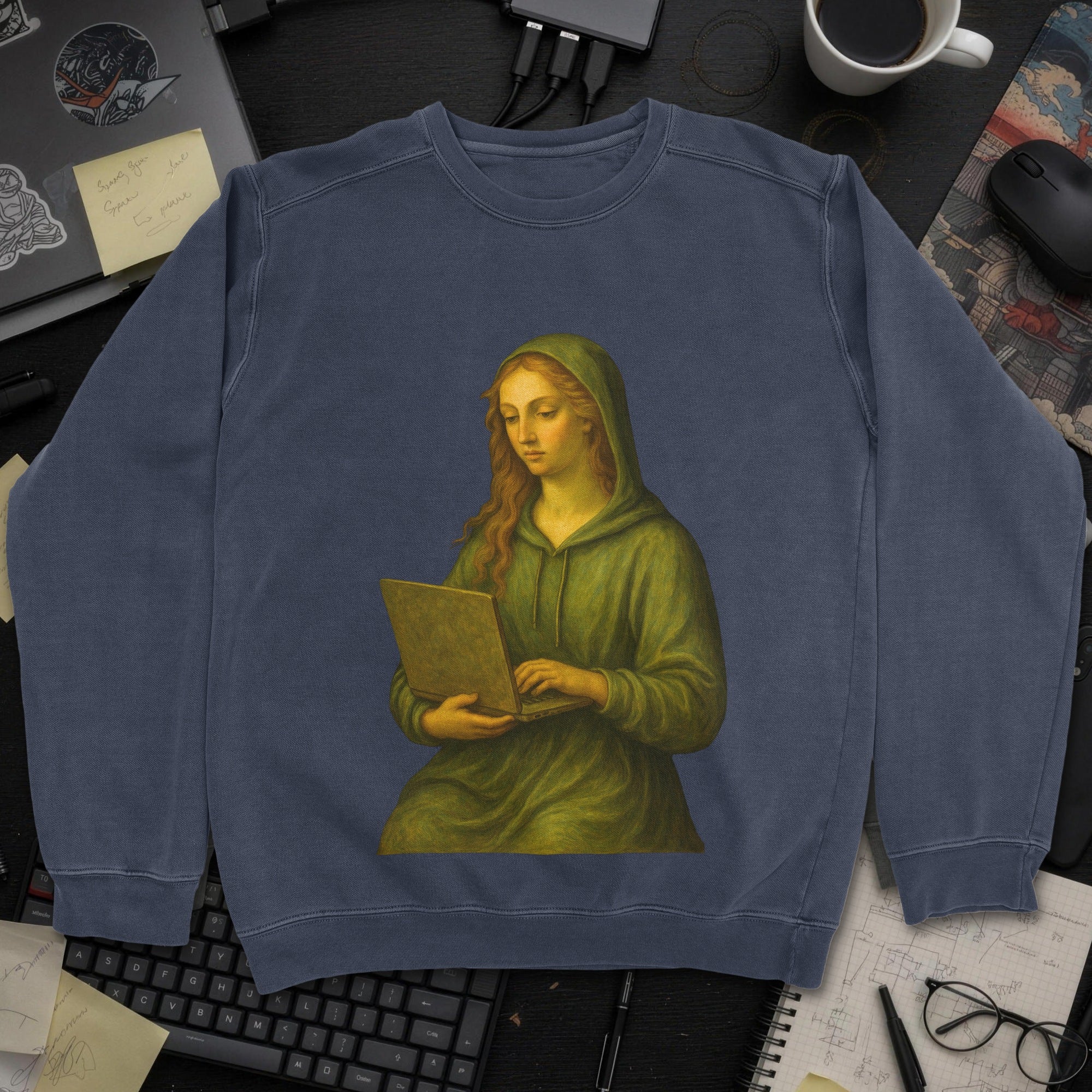 Renaissance Dev Sweatshirt - Navy mockup