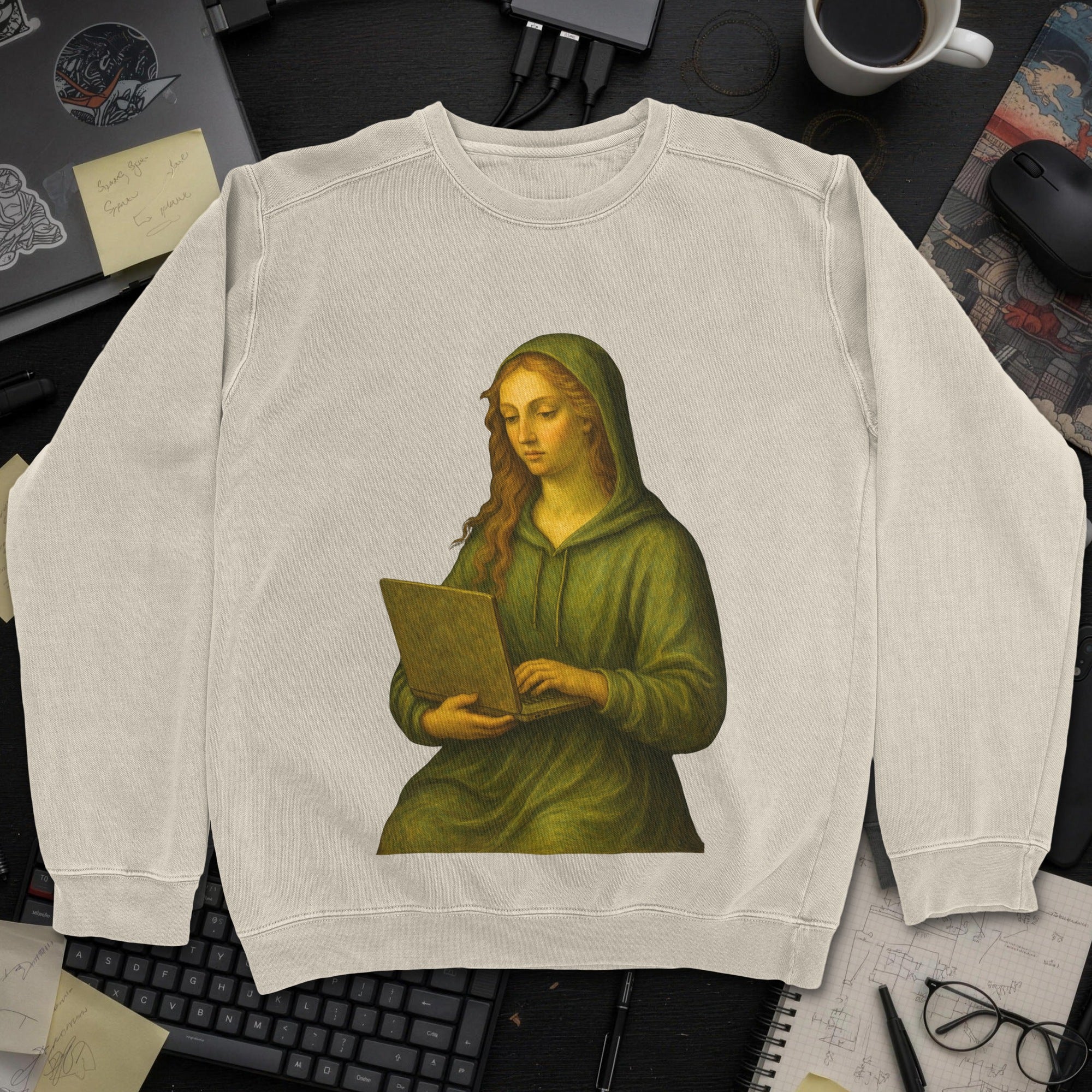Renaissance Dev Sweatshirt - Sand mockup