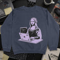 Mona Lisa Developer Sweatshirt - Navy mockup