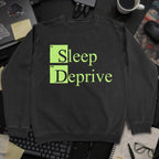 Sleep Deprive Sweatshirt - Black mockup