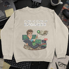 Ctrl C Ctrl V Engineer Sweatshirt - Sand mockup