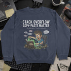 Stack Overflow Copypaste Master Sweatshirt - Navy mockup