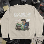 Stack Overflow Copypaste Master Sweatshirt - Sand mockup