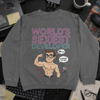 World's Sexiest Developer Sweatshirt - Dark Heather mockup