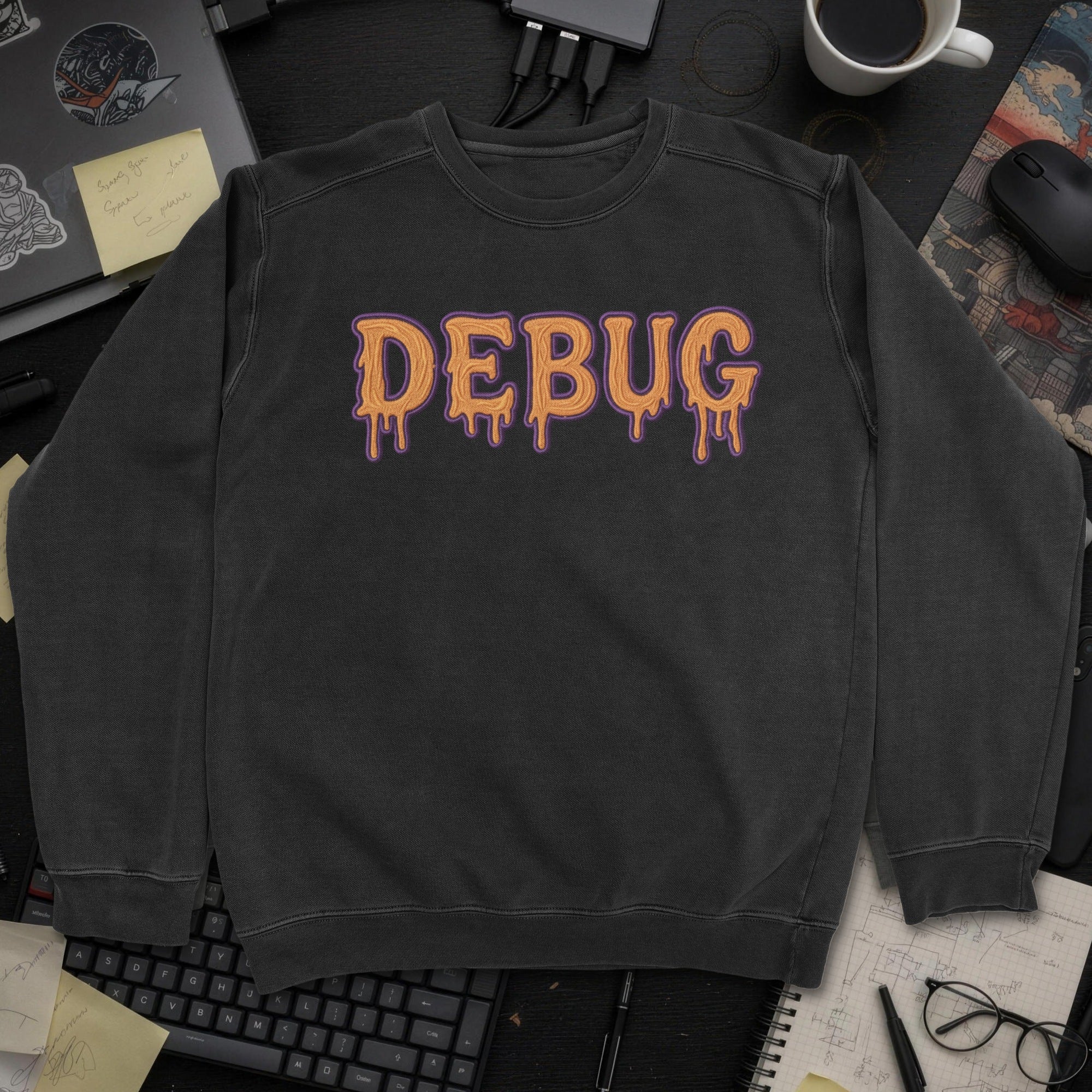 Debug Sweatshirt - Black mockup