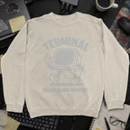 Terminal Where Magic Happens Sweatshirt - Sand mockup