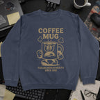 Coffee Mug Fueling Deployment Since 1992 Sweatshirt - Navy mockup