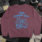 The Junior Dev Sweatshirt - Maroon mockup