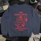 The Developer Sweatshirt - Navy mockup