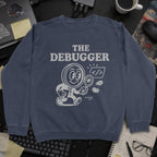 The Debugger Sweatshirt - Navy mockup