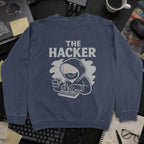The Hacker Sweatshirt - Navy mockup