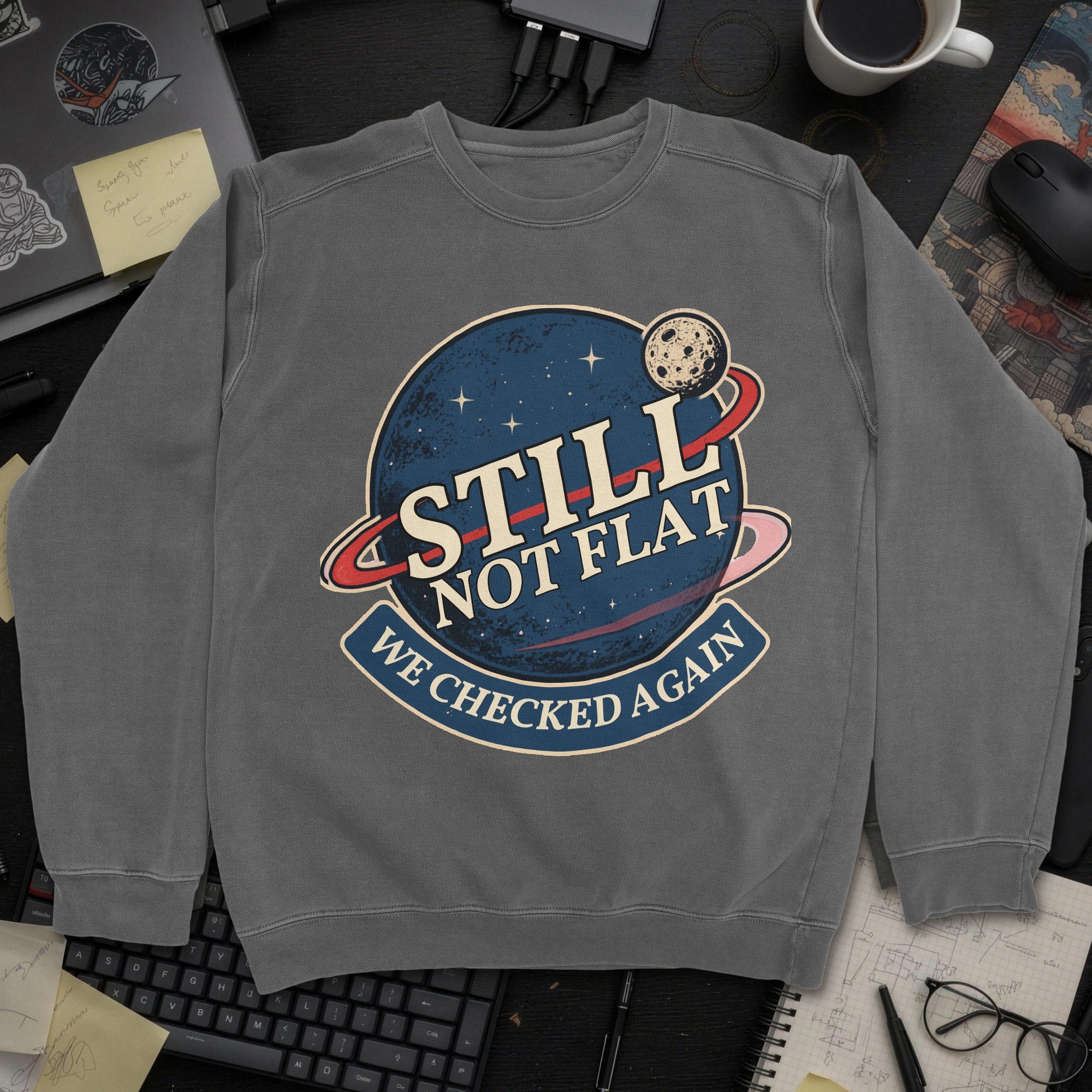 Nerd Collection Artwork 012 Sweatshirt - Dark Heather mockup
