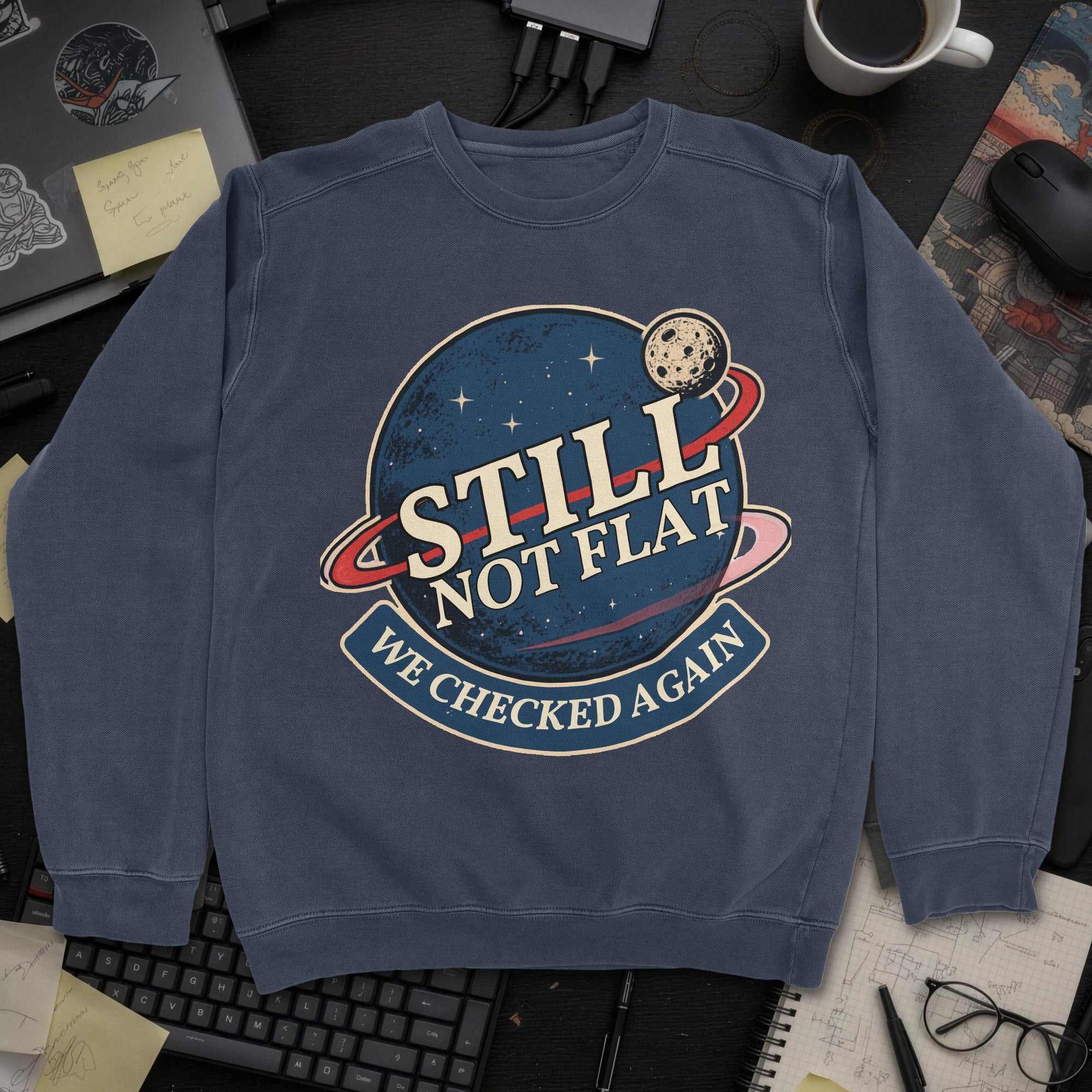 Nerd Collection Artwork 012 Sweatshirt - Navy mockup
