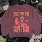 Nerd Collection Artwork 013 Sweatshirt - Maroon mockup