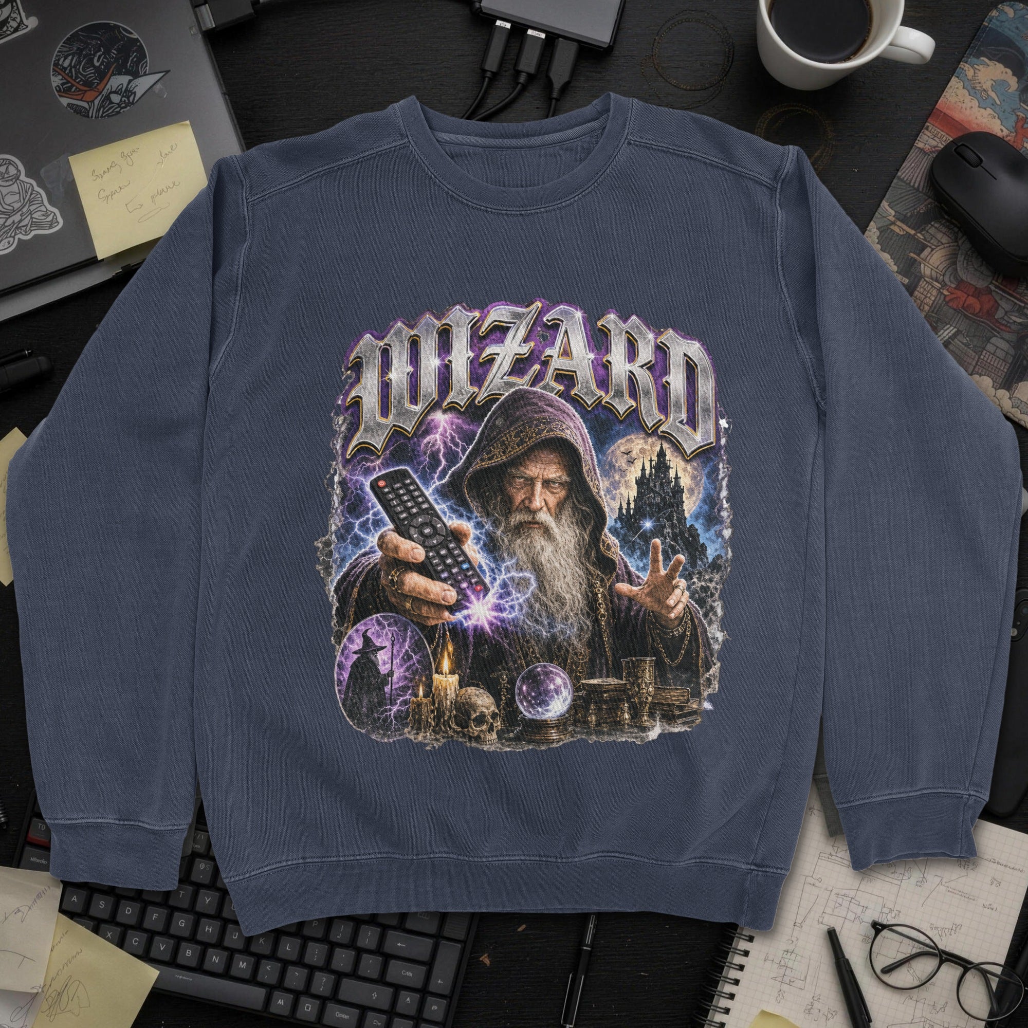 Nerd Collection Artwork 020 Sweatshirt - Navy mockup