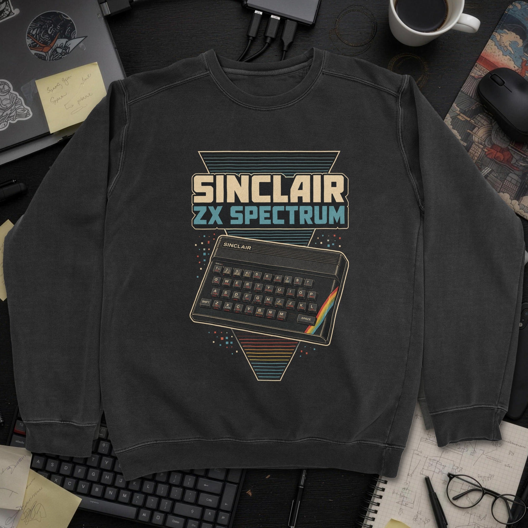 Nerd Collection Artwork 003 Sweatshirt - Black mockup