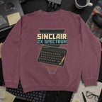 Nerd Collection Artwork 003 Sweatshirt - Maroon mockup