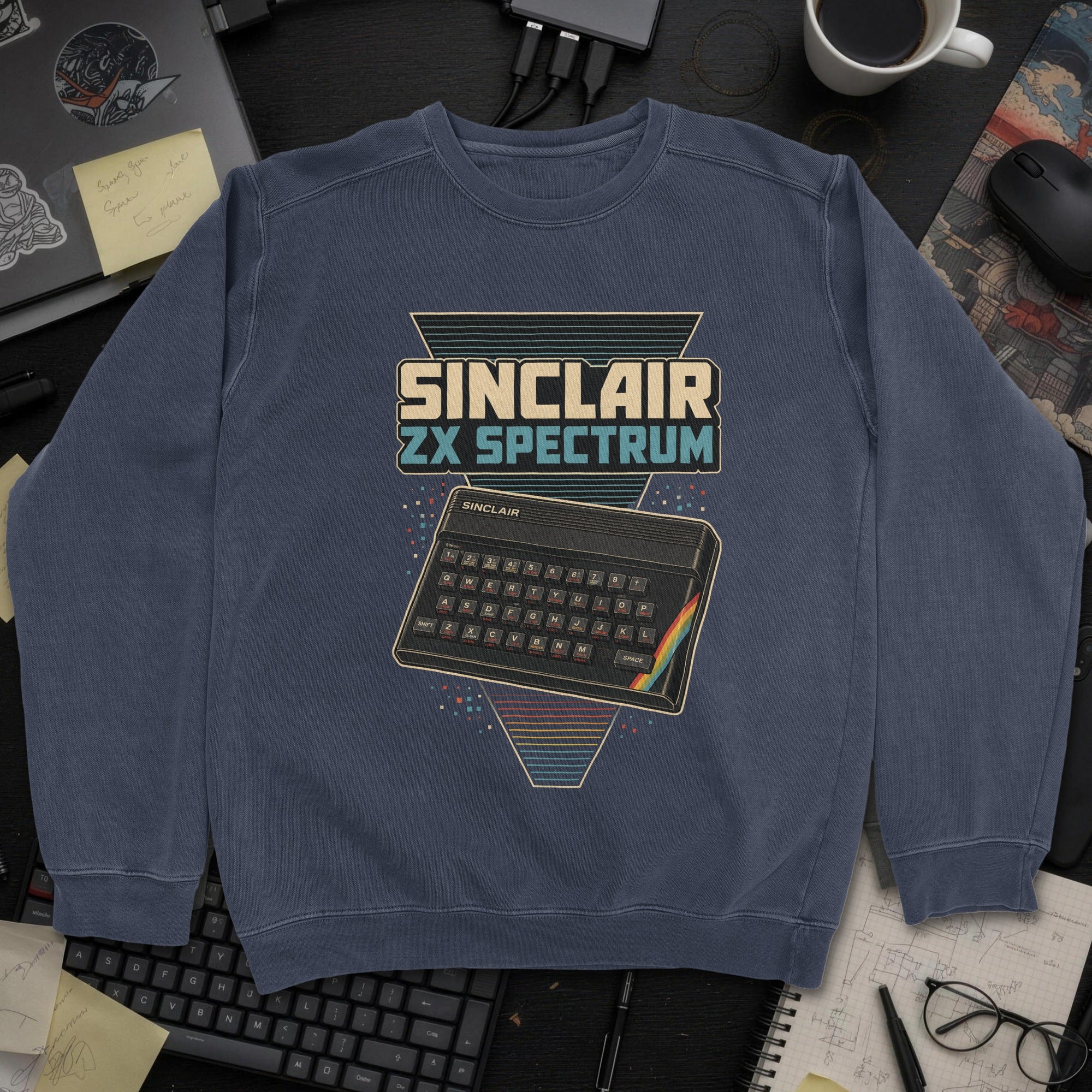 Nerd Collection Artwork 003 Sweatshirt - Navy mockup