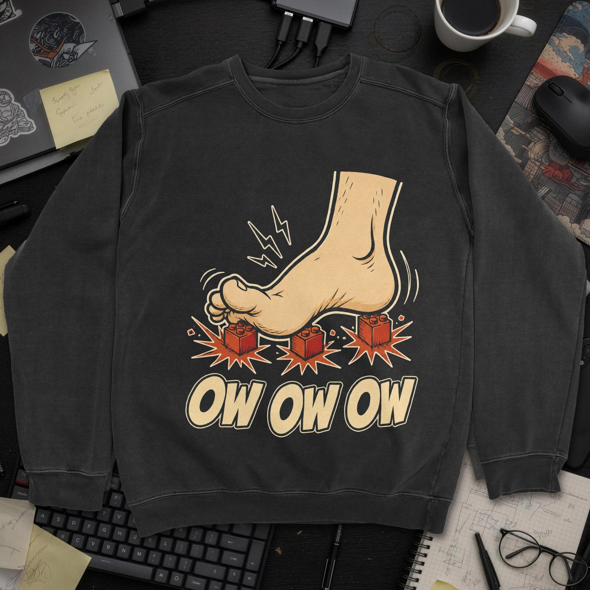 Nerd Collection Artwork 006 Sweatshirt - Black mockup