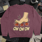 Nerd Collection Artwork 006 Sweatshirt - Maroon mockup