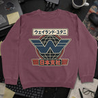 Nerd Collection Artwork T101 Sweatshirt - Maroon mockup