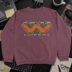 Nerd Collection Artwork T106 Sweatshirt - Maroon mockup