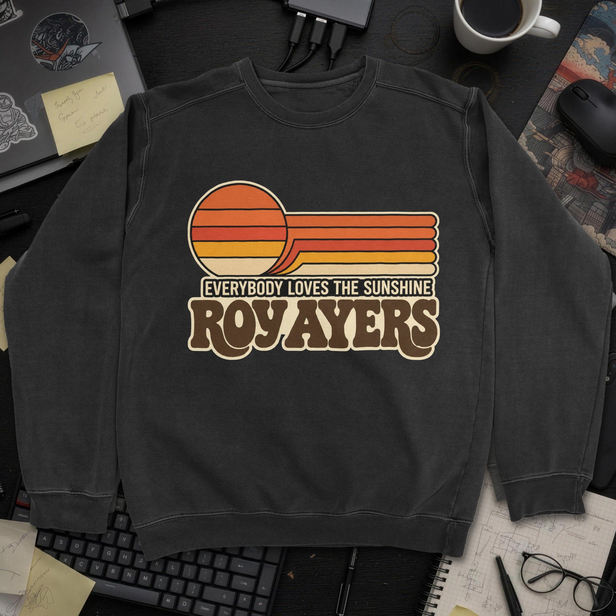 Nerd Collection Artwork T108 Sweatshirt - Black mockup