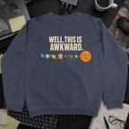 Nerd Collection Artwork T116 Sweatshirt - Navy mockup