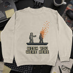 Nerd Collection Artwork T056 Sweatshirt - Sand mockup