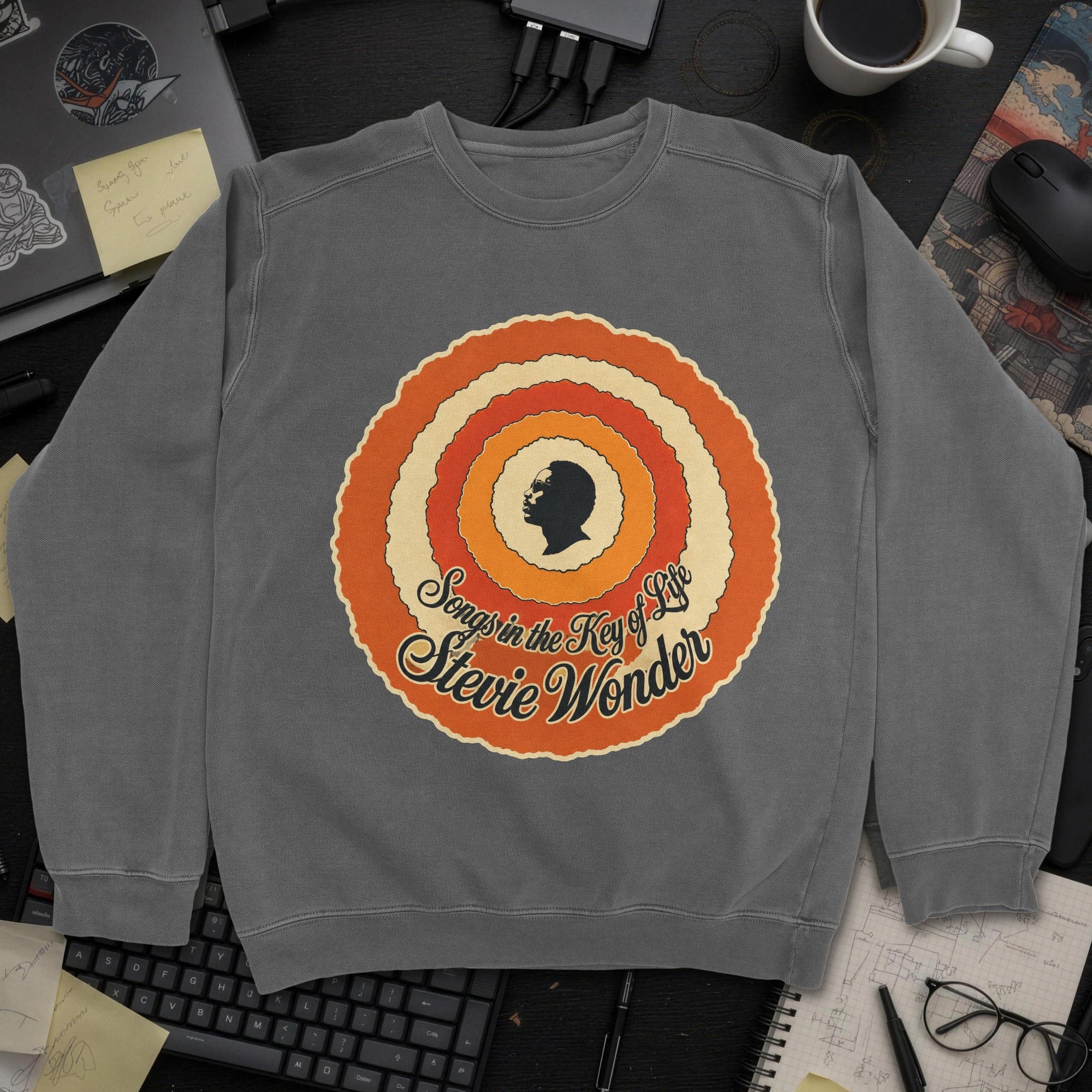 Nerd Collection Artwork T057 Sweatshirt - Dark Heather mockup