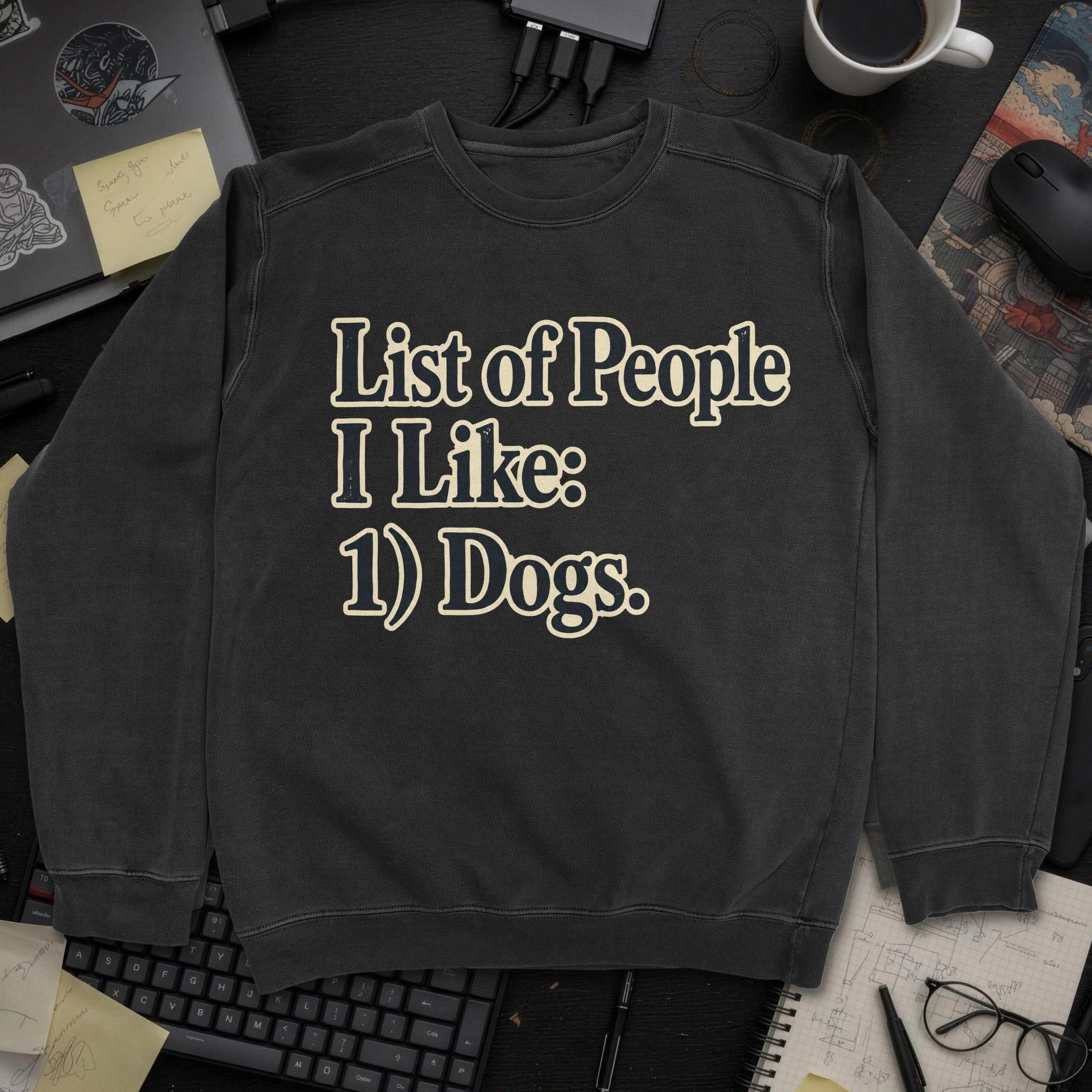 Nerd Collection Artwork T063 Sweatshirt - Black mockup
