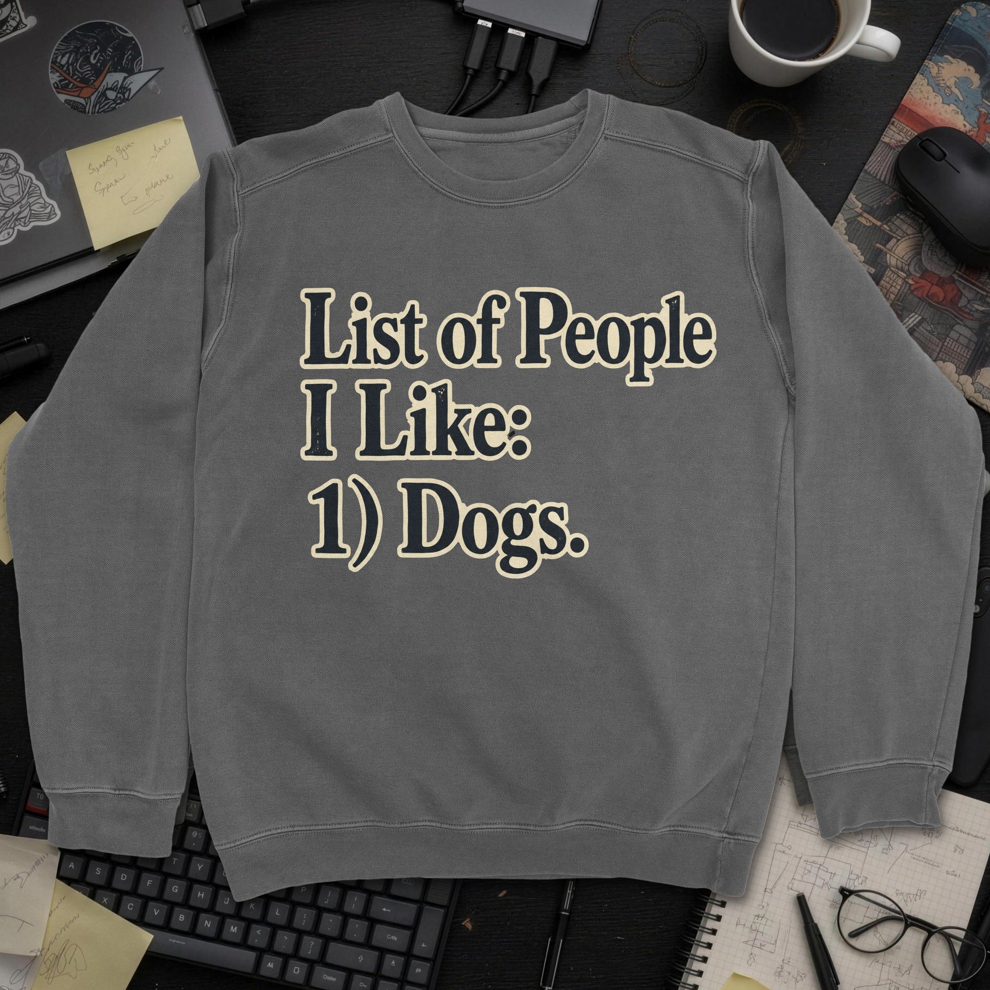 Nerd Collection Artwork T063 Sweatshirt - Dark Heather mockup