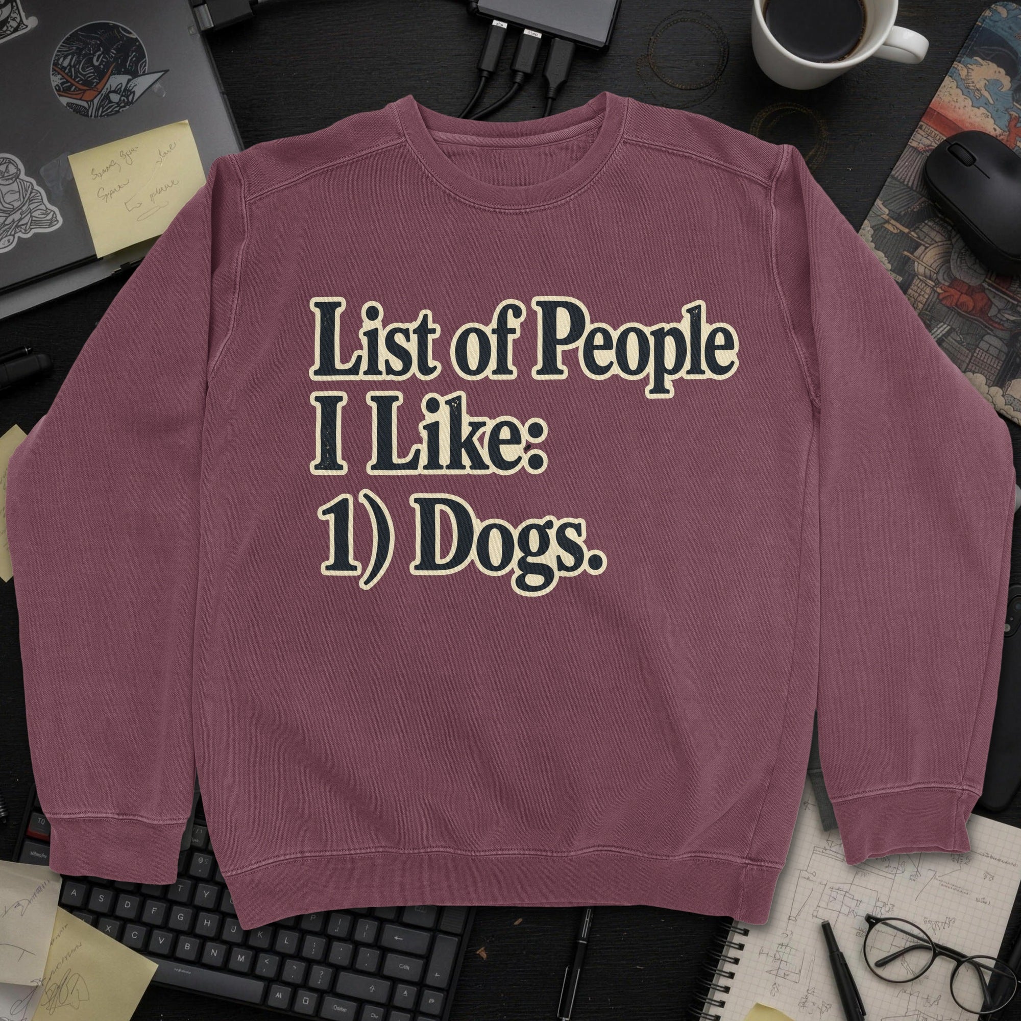 Nerd Collection Artwork T063 Sweatshirt - Maroon mockup