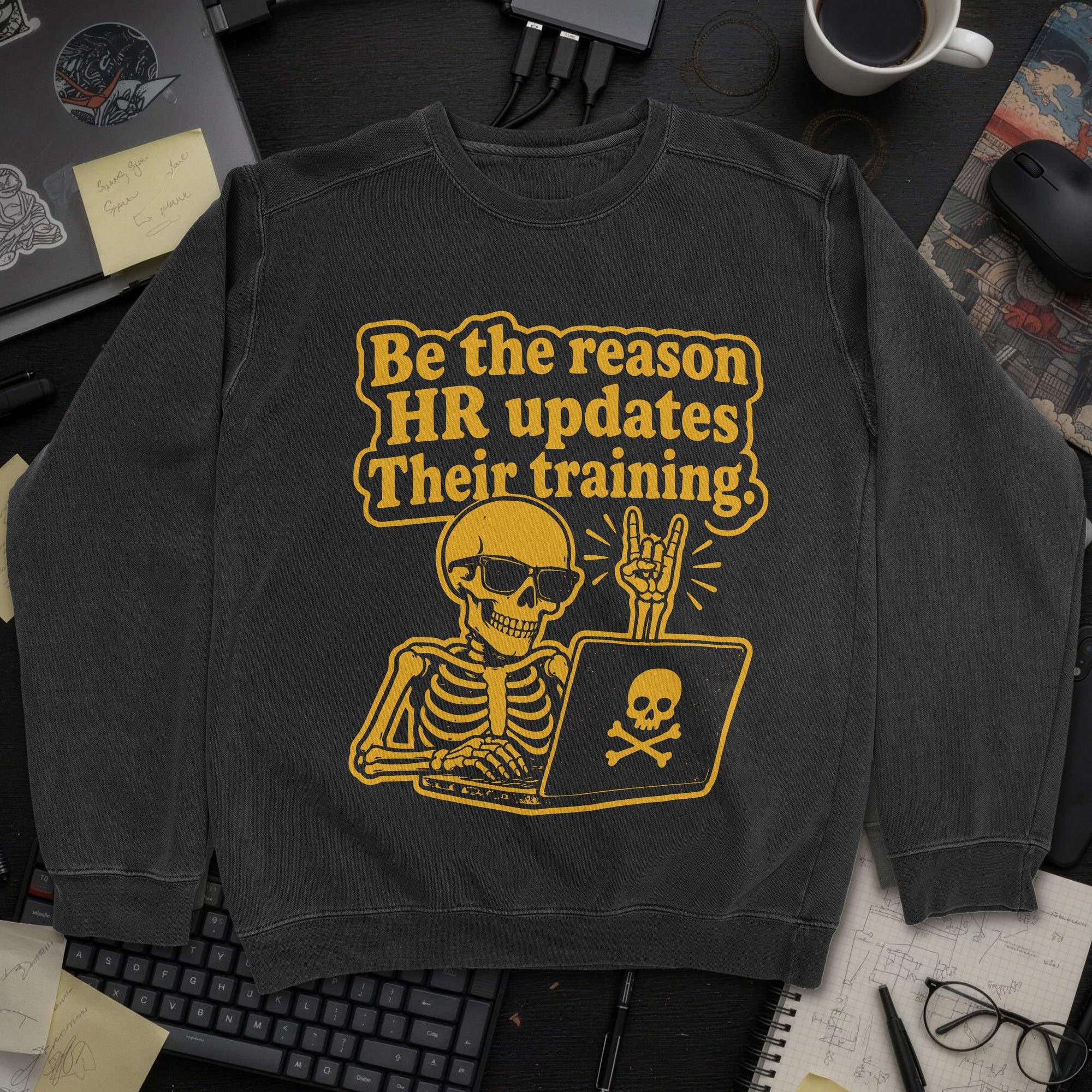 Nerd Collection Artwork T067 Sweatshirt - Black mockup