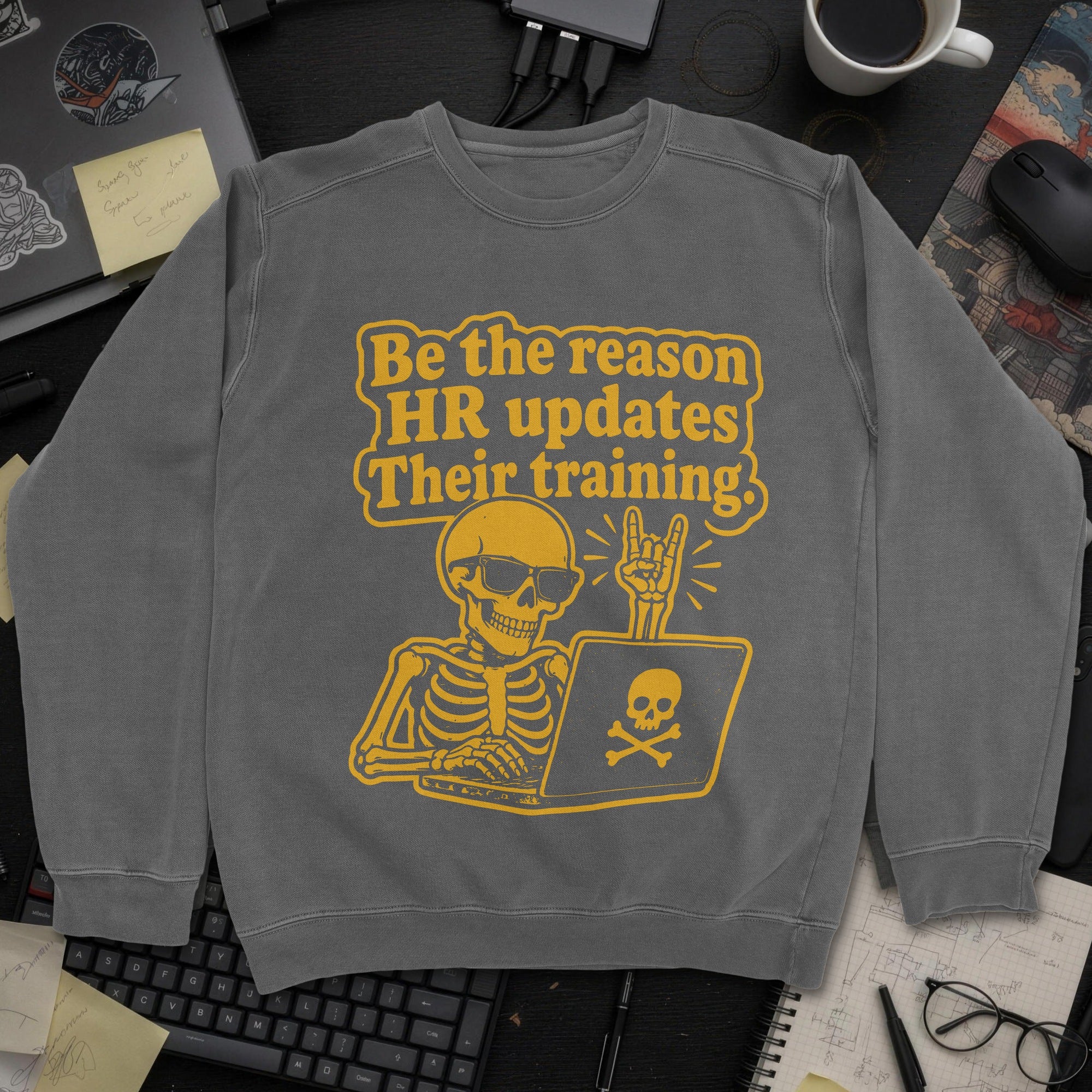 Nerd Collection Artwork T067 Sweatshirt - Dark Heather mockup